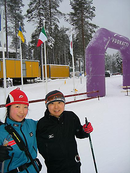 [写真]太田選手と出来島選手