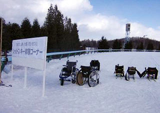 [写真]シットスキー体験コーナー