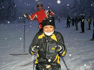 [写真1]２００６年１２月旭岳合宿での近藤さつき