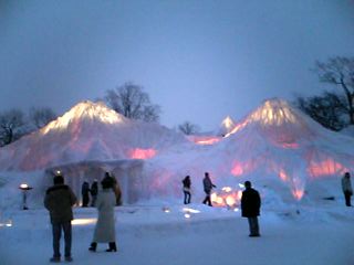 [写真]雪あかり交流館