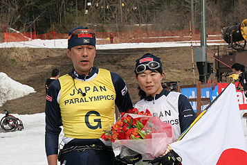 [写真]井口選手・小林ガイド