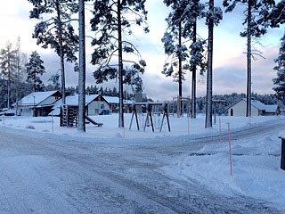 [写真]フィンランドの雪景色