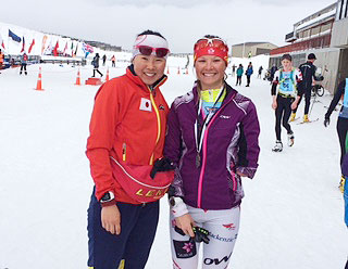 [写真]ブリタニー選手と阿部友里香