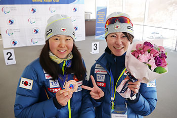 [写真]桂さんと阿部友里香