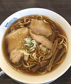 [写真]少し軽い煮干しラーメン