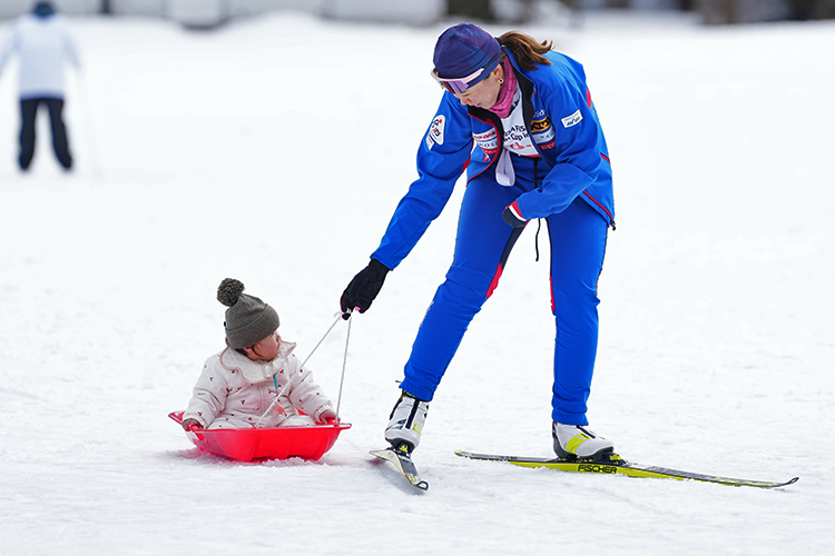 [写真]雪国での遊び