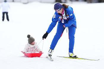 [写真]雪国での遊び