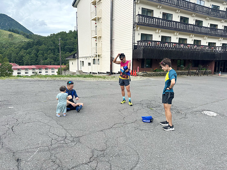 [写真]トレーニングのお出迎え