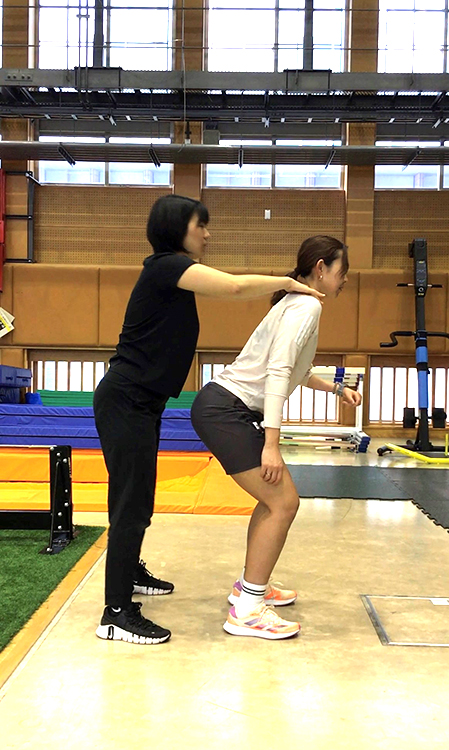 [写真]国立スポーツ科学センターで調整