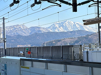 [写真]糸魚川駅からの景色