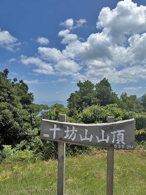 [写真]十坊山の山頂