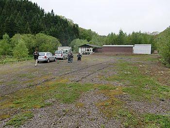 [写真]網走射撃場の広い敷地