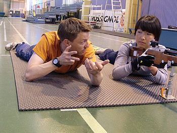 [写真]ビッレ氏と太田渉子選手