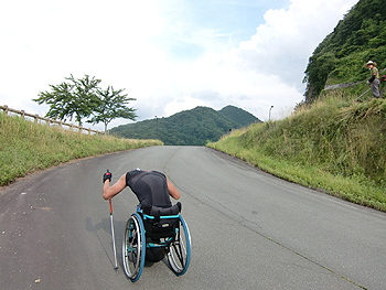 [写真]最後の急斜面