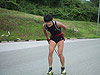 [写真]ローラースキートレーニング中の新田佳浩選手