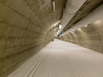 [写真]スキートンネル