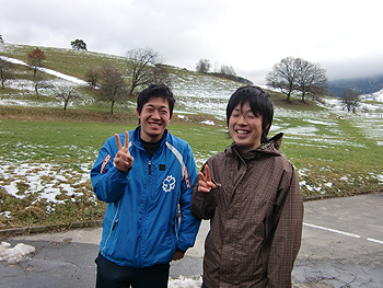 [写真]関真二君と嶋田将樹君