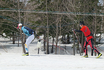 [写真]井川選手と新田佳浩