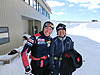 [写真]FIS女子総合１位ユスチナ・コヴァルチック選手と阿部友里香