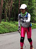 [写真]ローラースキーで走る太田渉子