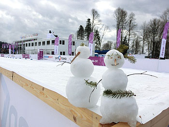 [写真]ロシアの雪だるま