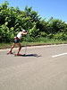 [写真]ローラースキーでスケーティングのトレーニングする新田佳浩選手