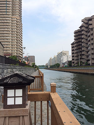 [写真]小名木川です