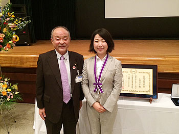 [写真]加藤市長と太田渉子