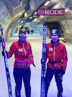 [写真]阿部友里香と岩本啓吾