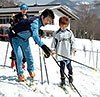 [写真]ジュニアキャンプのときの川除大輝選手と荒井秀樹