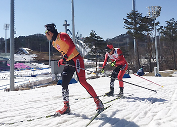 [写真]高村選手と藤田ガイド