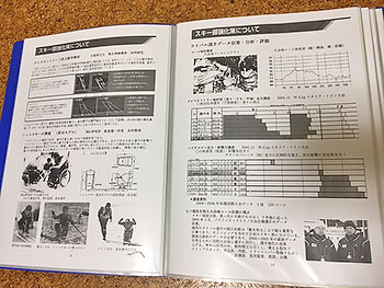 [写真]スキー部強化策についての資料