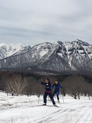 [写真]笹ヶ峰牧場のクロスカントリースキーコース