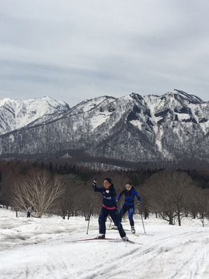 [写真]笹ヶ峰牧場のクロスカントリースキーコース