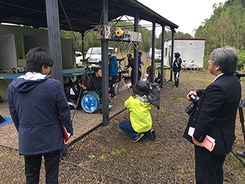 [写真]網走合宿での練習公開日の様子