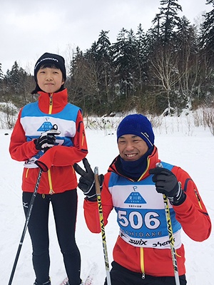 [写真]午前中の練習が終わったジュニア選手