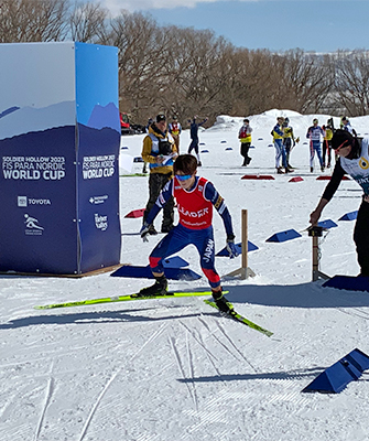 [写真]スタートする川除選手