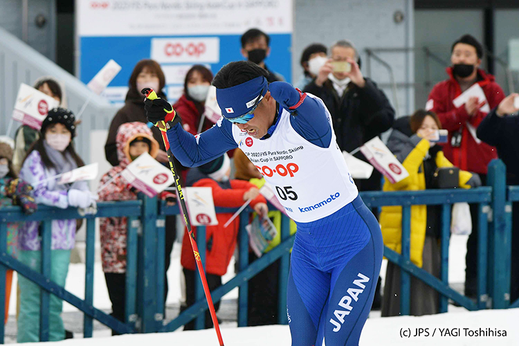 [写真]新田選手の走り