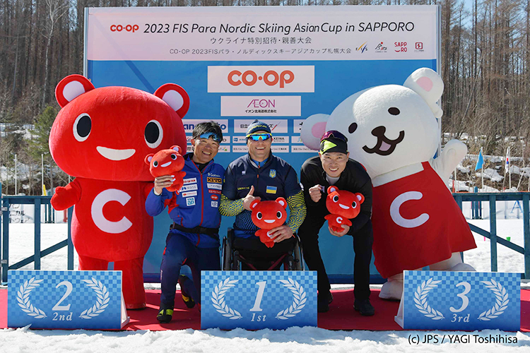 [写真]スプリント・クラシカル表彰式 新田選手が2位！