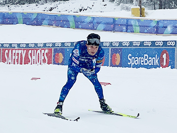 [写真]ノルディックスキー世界選手権大会2025で川除大輝選手の滑り