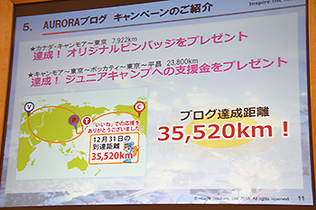 [写真]最終到達距離は35,520kmでした！