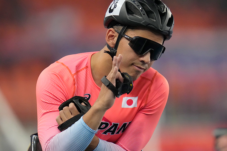 [写真]世界パラ陸上競技選手権の岸澤選手