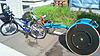 [写真]自転車とレーサー