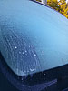 [写真]車に降りた霜