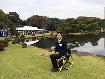 [写真]秋の園遊会の久保恒造