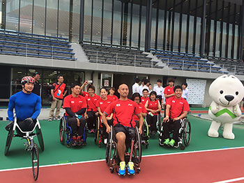 [写真]リオデジャネイロパラリンピック陸上日本代表候補選手たち