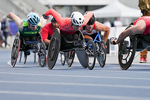 [写真]パリ世界選手権5000mレースの久保恒造選手