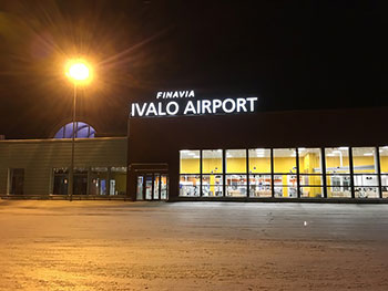 [写真]フィンランド最北の空港 Ivalo Airport