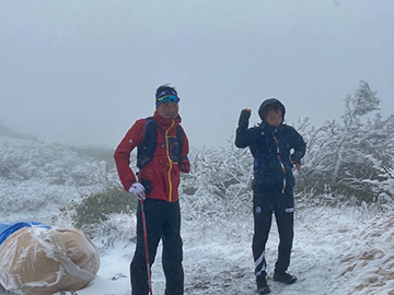 [写真]八甲田山8合目付近（10月下旬）