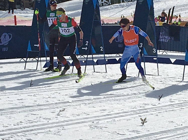 [写真]川除選手のスタート